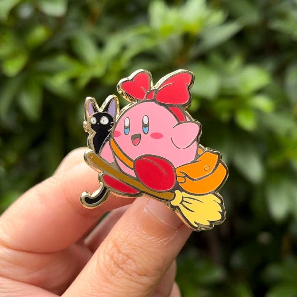 Kirby x Kiki Enamel Pin