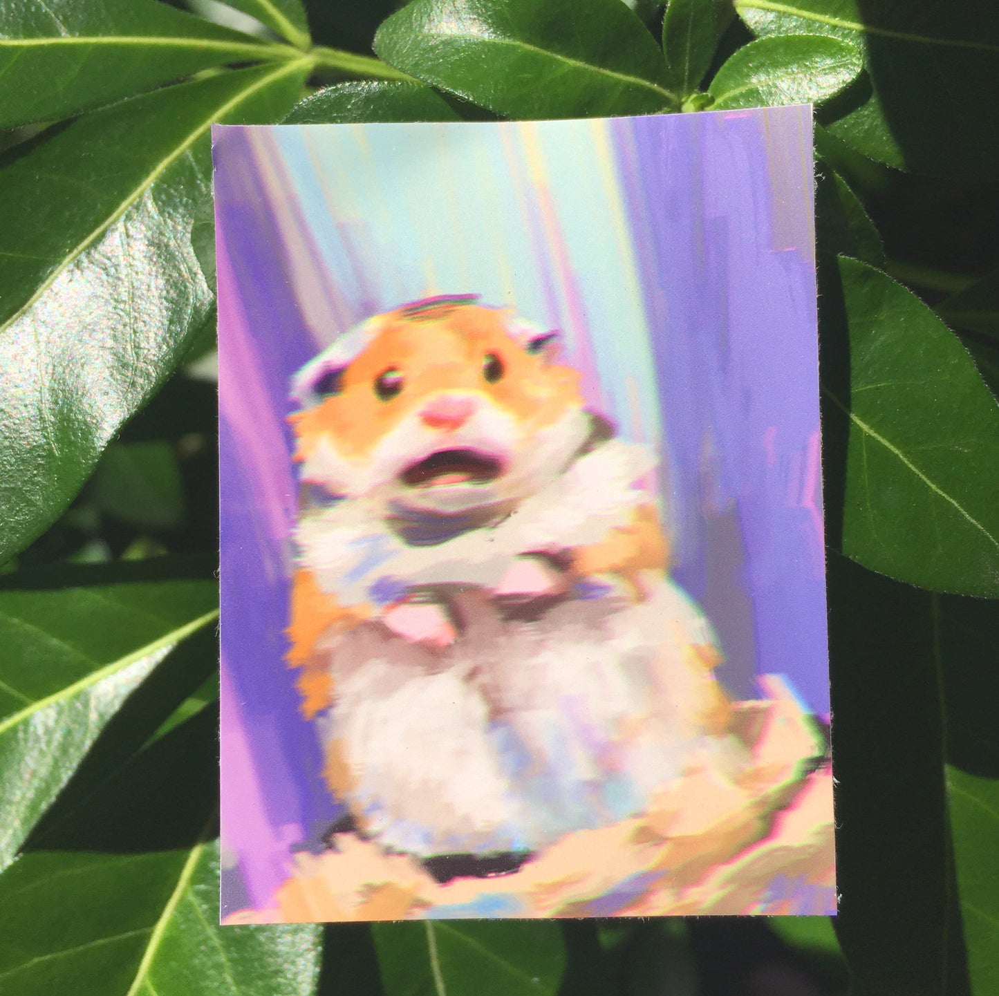 Shook Hamster Waterproof Vinyl Sticker | Die Cut Sticker | Laptop Decal | cute animal stickers